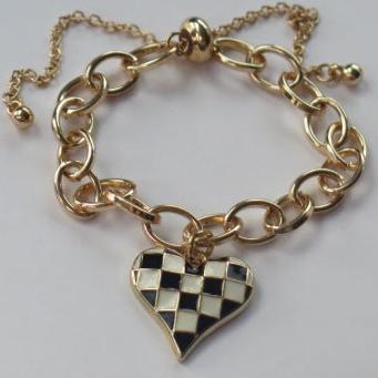 Heart Shape checklist Bracelet