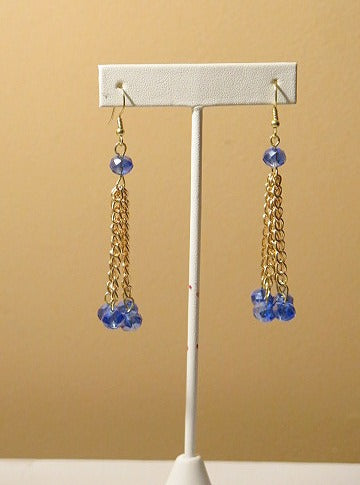 Handmade Sassy Blue Earring/ Handmade Earring For women