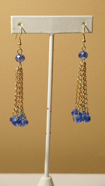 Handmade Sassy Blue Earring/ Handmade Earring For women