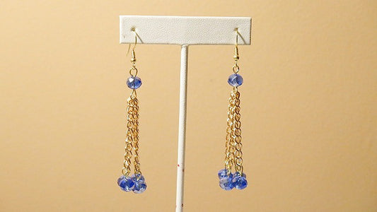 Handmade Sassy Blue Earring/ Handmade Earring For women