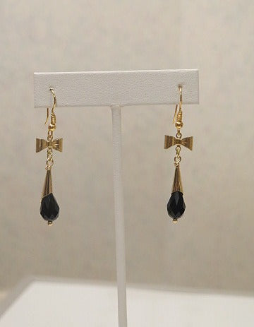 Handmade Black earring For professional Women/ Handmade earring for Women