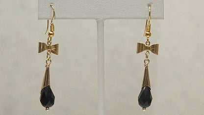 Handmade Black earring For professional Women/ Handmade earring for Women