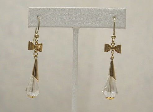 Handmade Clear Earring For Women/ Professional Office Wear/ Special Event