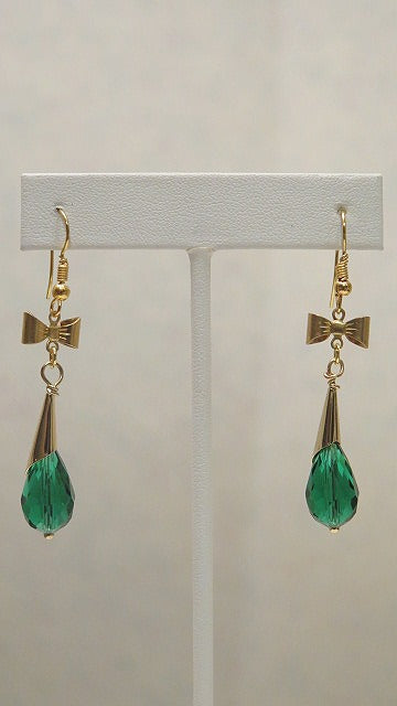 Green Earring For Women/ Special Occassion/ Proffessional Office Wear