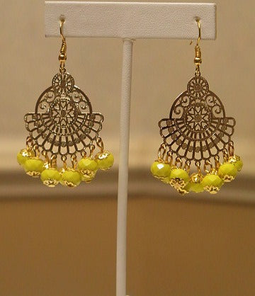 yellow earring