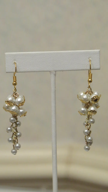 Pearl Cluster Earring/ Grape Inspired Earring For Women