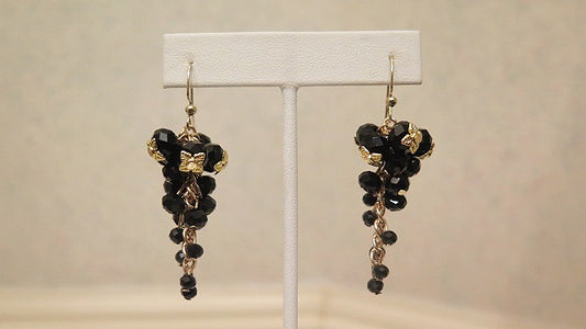 Black Cluster Earring/ Everyday  to Special Events