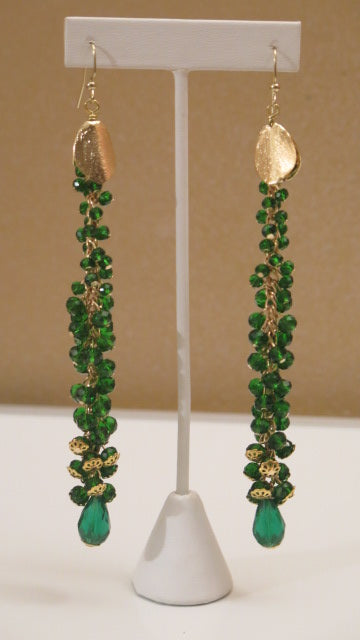 Green Earring/  Special event/ For women