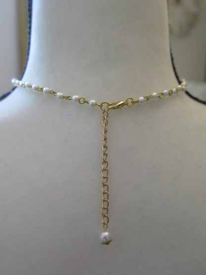 Pearl Necklace with Sunshine Pendant