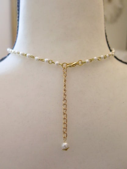 Pearl Necklace with Sunshine Pendant