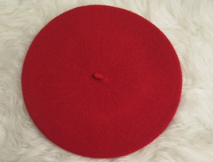 Red Double Bow Beret