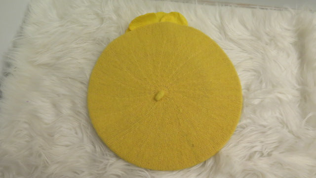 Yellow Flower Beret