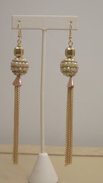 Long Sparkling Summer Earring