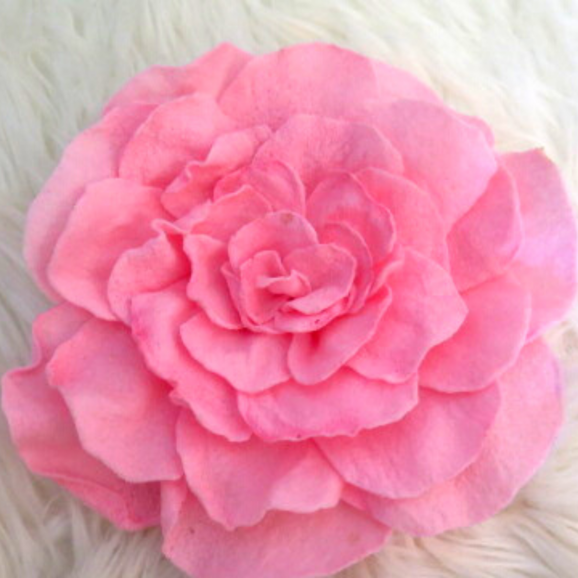 Large Felt Pink flower booch