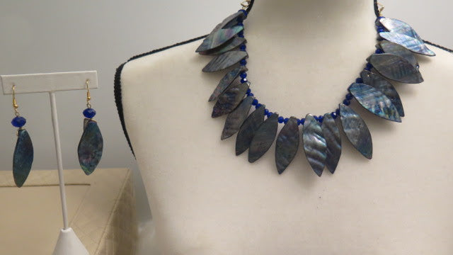 Leaf jewelry set