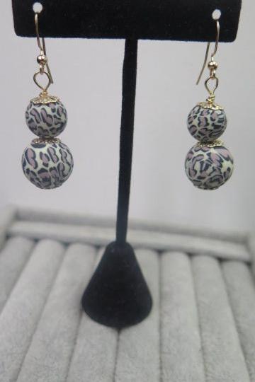 Leopard Print Earring