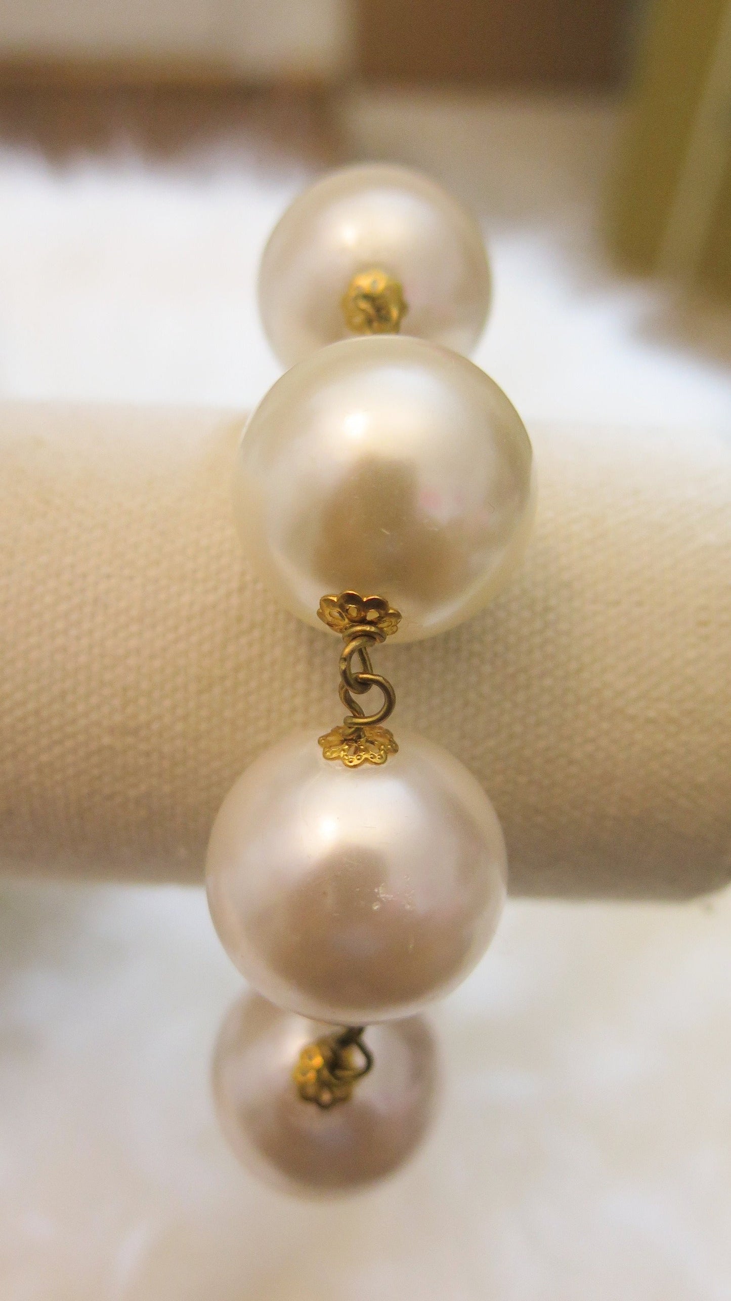 Pearl wired bracelet