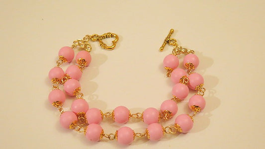 Pink Double Bracelet