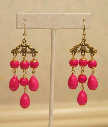 Pink Fuchsia Earring