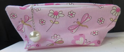 Pink Floral Multifunctional Cosmetic & Toiletry Bag for Women