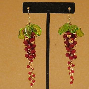 red Party Earring for women