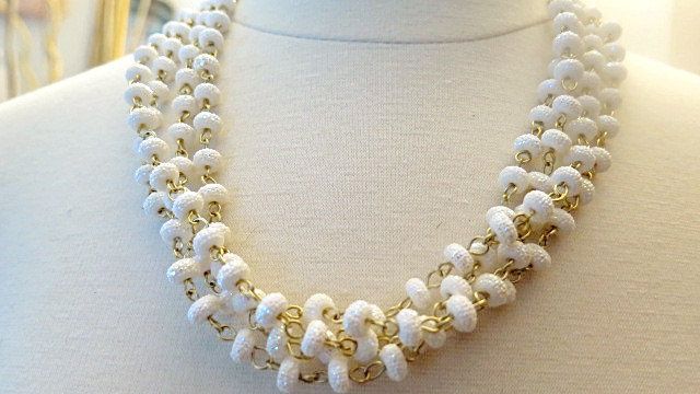 Sparkling white multilayered bridal jewelry set for women