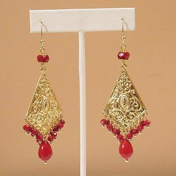 triangle Chandelier Earring