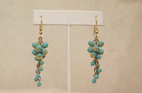 Turquoise Cluster Earring