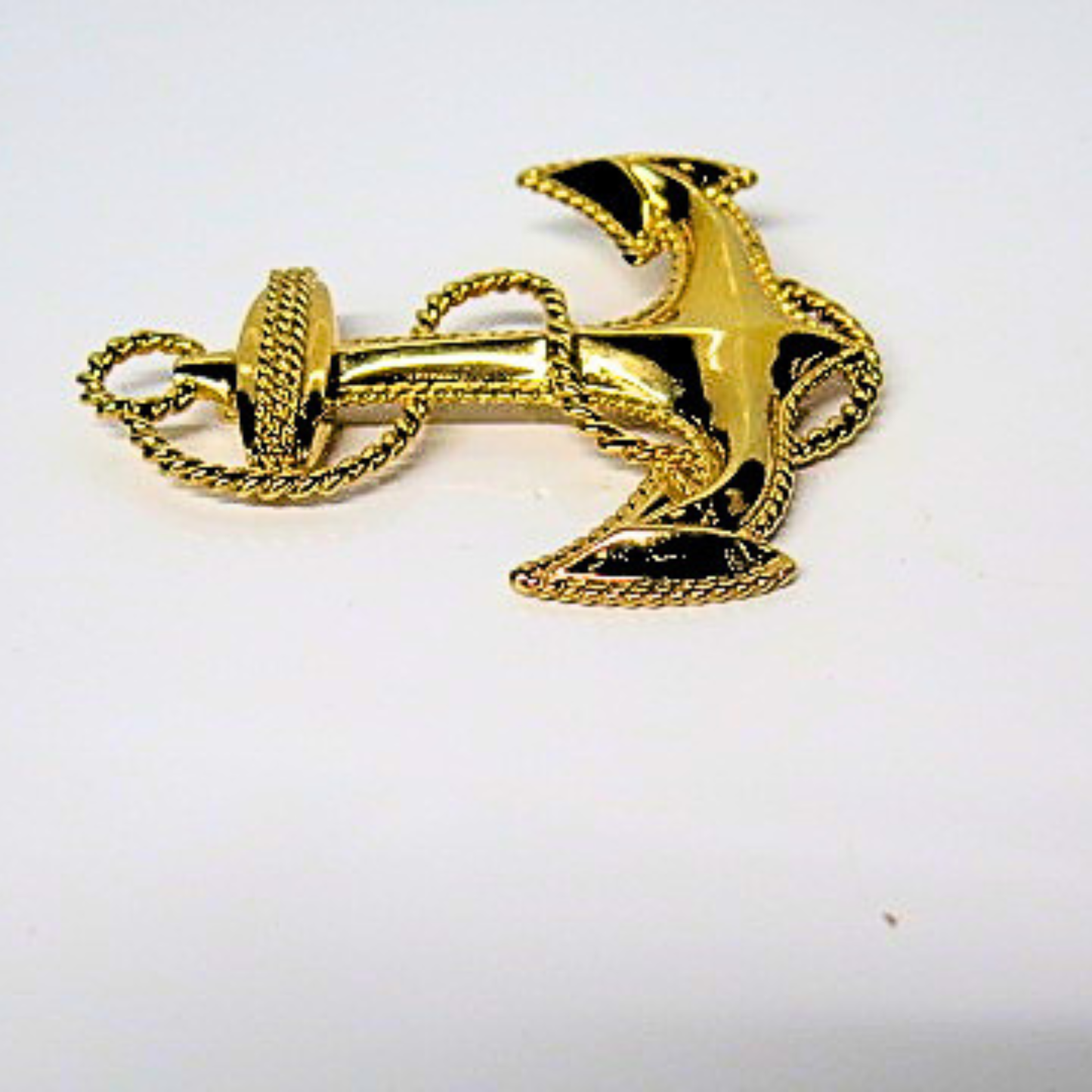 Vintage Style Gold Tone Statement Brooch, Ornate Rope Twist Cross Design Pin, Large Baroque Lapel Brooch, Estate Jewelry Gift for Her
