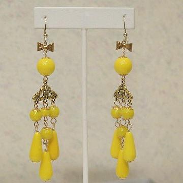 yellow earring for women