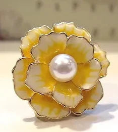 Yellow Flower ring