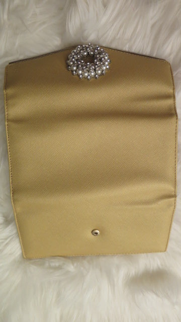  Yellow Rhinestone Statement Wallet for Women