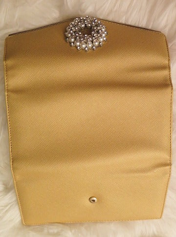  Yellow Rhinestone Statement Wallet for Women