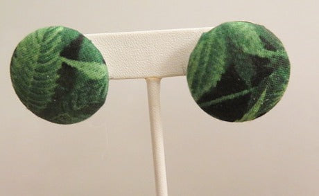 green Leafy earring