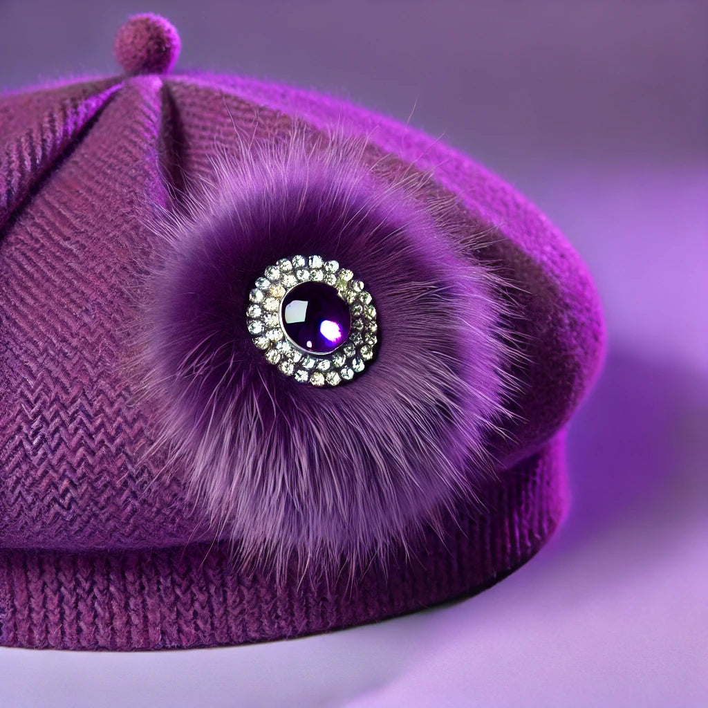  purple beret