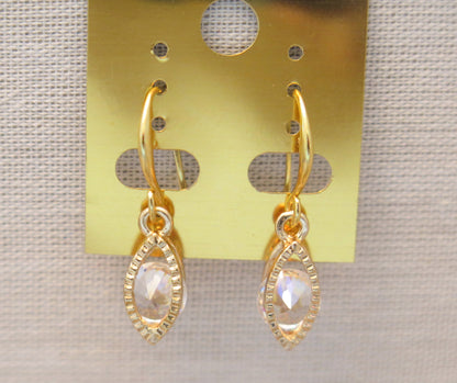 simply clear earring