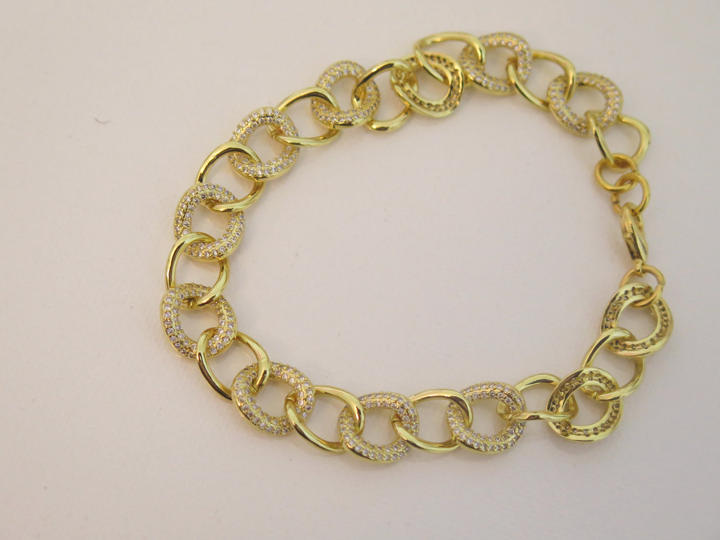 Gold sparkling chunky statement necklace for women